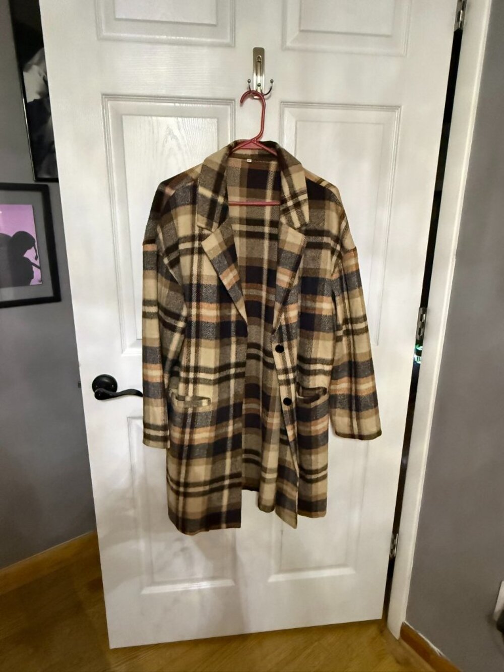 Flannel Plaid Longline Shacket